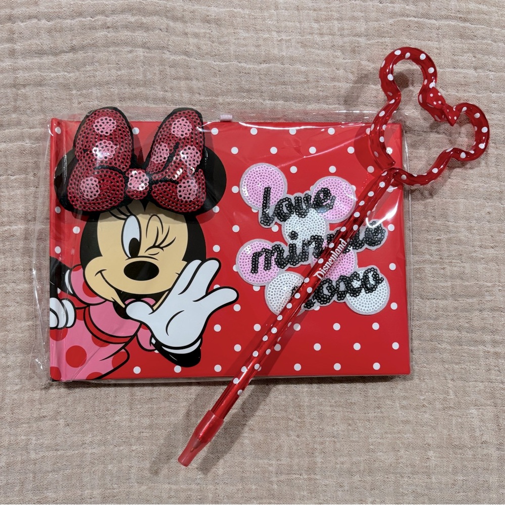Minnie Mouse Red Polka Dot Autograph Book & Photo Album - NIB!!
